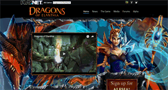 Desktop Screenshot of dragonsofelanthia.com